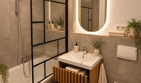 Moderne 2-Zimmer Wohnung mit neuer EBK, Terrasse und exklusiver Ausstattung in Weinböhla