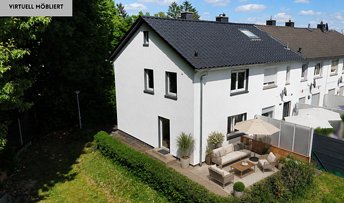 Stadtnah wohnen im Grünen, Reihenendhaus in Gießen-Süd