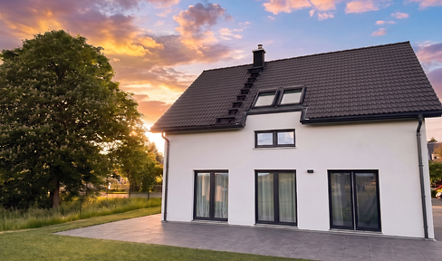 Modernes Familienidyll mit Weitblick