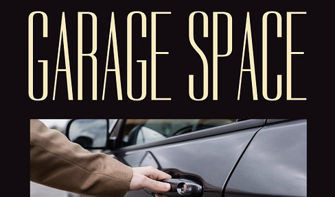Garage and parking spaces for rent.