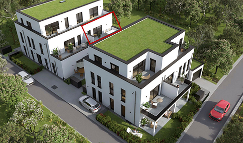 Erstbezug: Neubau 3 Zi., 74 m², Ingolstadt Südwesten, Einbauküche, TG-Stellplatz mit Wallbox