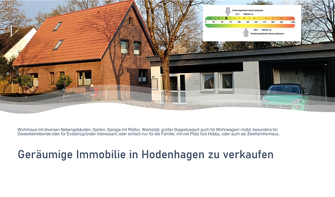 Spacious property for sale in Hodenhagen.
