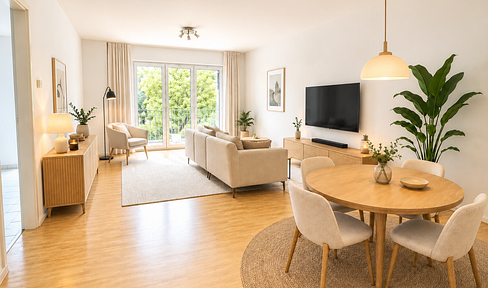 Modern 2-room apartment with underground parking in the Europaviertel district.