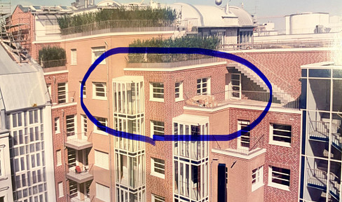 Exklusive Dachterrassenwohnung mit Wintergarten und Tiefgaragenstellplatz in Berlin-Mitte