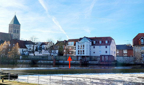 Zentrale Wohnung mit einmaligem Emsblick