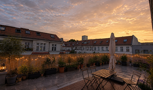 Spacious 3-room apartment on the 4th floor with a private rooftop terrace | New construction | Stralau.