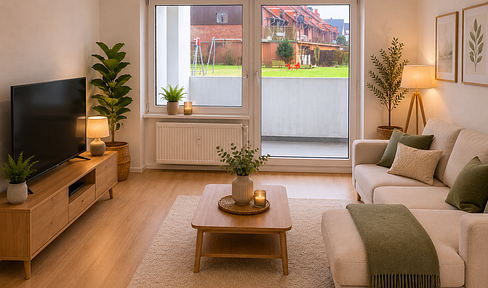 Vermietete Eigentumswohnung mit 13,7 % Bruttorendite | Balkon | 33,5 m² | Gladbeck