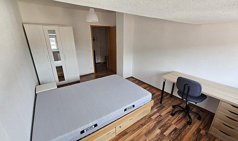14 m² Vollmöbliertes WG-Zimmer mit Pauschalmiete in zentraler Lage von Frohnhausen