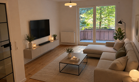 Frisch saniert & bezugsfertig: 2 Balkone, Echtholzparkett und Tiefgarage