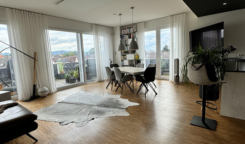 Sonniges Penthouse mit flexibler Wärmeversorgung (Pellet/Infrarot/Schwedenofen)