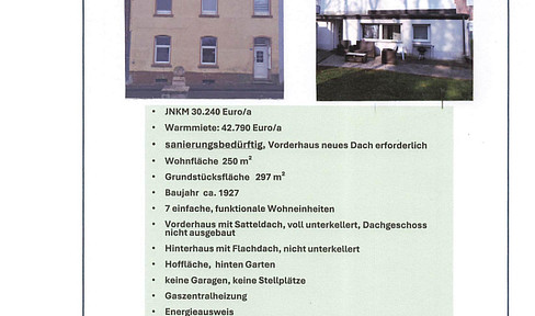 Renditestarkes MFH in 52222 Stolberg, provisionsfrei, von privat, aus Altersgründen, KP: VB