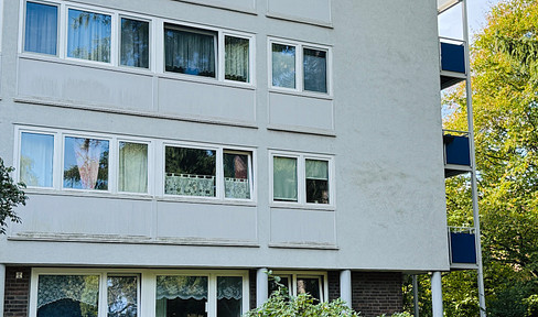Kirchrode am Tiergarten: renovierte 3-Zimmer-Wohnung mit sonnigem Balkon und Stellplatz OHNE MAKLER
