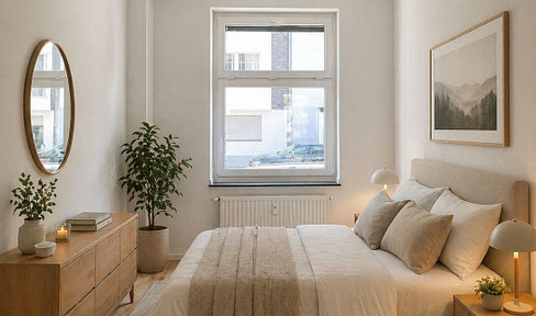 Modernisierter, barrierearmer Komfort mit Balkon & Hoffläche in Flingern (Aldi 2 Min.)