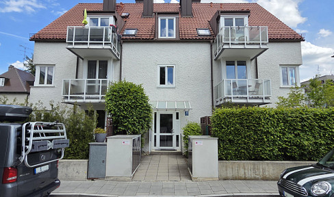 Nähe Waldfriedhof: Möblierte 2-Zimmer Wohnung, ruhige Lage m. Terrasse - von Privat (o.M.)