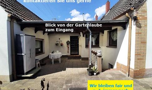 Duisburg Neumühl, bei OB, 105 m² Wohnen, erschlossenes Bau-/Garten-Grundstück 801 m², OG-Klimaanlage
