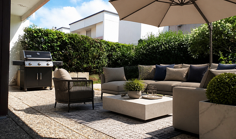 Provisionsfrei: Hochwertige 3-Zimmer-Wohnung mit Balkon, Terrasse, Garten und Sauna