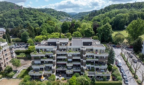 Terrace apartment near the castle park in Weinheim.