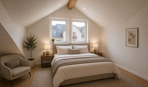 First occupancy after complete renovation – KfW 55EE standard – 2 rooms, bathroom, fitted kitchen.