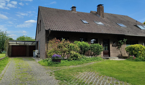 Doppelhaushälfte Einfamilienhaus, ländl. ruhige Lage und doch zentral, ges. Infrastruktur fußläufig