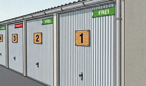 Garage for rent - Parking spaces in a garage in Dortmund-Nord.