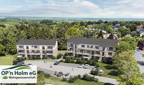 Op'n Holm - 3-room apartment - South-West terrace - private housing cooperative.