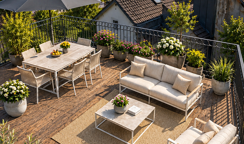 Penthouse Wohnung mit einmaliger Dachterasse und Seeblick !