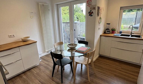 Charming terraced house in the center of a row, with a garden, located in Hombruch, Dortmund.