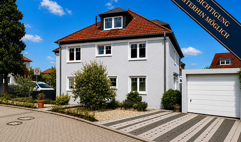 VON PRIVAT: Besondere Stadtvilla mit Wintergarten nahe der Europäischen Schule in BV-Dortelweil