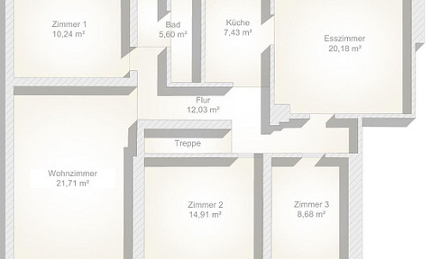5 Zimmer sanierte Obergeschosswohnung in Neuenkirchen-Vörden