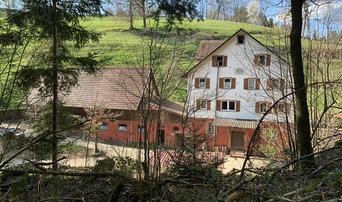 For sale: Former grain mill, located in a secluded area.