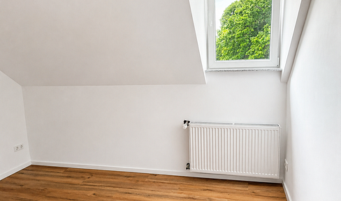 Frisch sanierte 3-Zimmer Wohnung mit großer Wohnküche, 73 m², Gartenblick