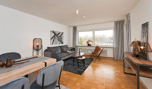 Bright, well-designed 3-room apartment with a balcony in Freising.