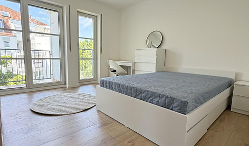 Möbliert und bezugsfertig: Perfekte Studentenwohnung mit Balkon direkt gegenüber der Hochschule