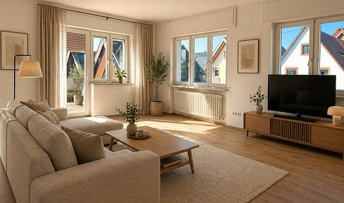 Brand new 4-room apartment, 138 square meters, with a rooftop terrace and carport.