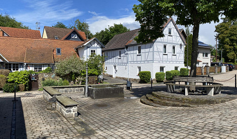 Charmantes Hofanwesen mit 2 Wohneinheiten, Garagen, Scheune und Hanggarten