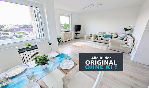 Schmuckstück mit Weitblick zur Pfalz - Helle, komplett renovierte 3 Zimmerwohnung | PROVISIONSFREI