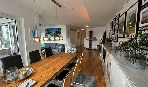 High-quality 3.5-room apartment | 2 bathrooms | Balcony | Underground parking + Excellent transport links.
