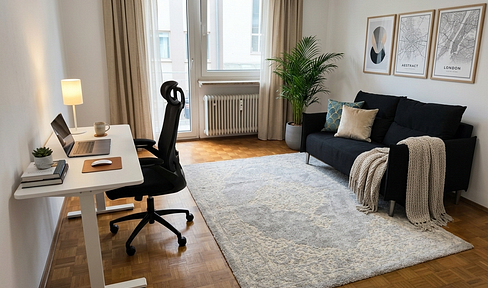 WG Erstbezug – All-Inclusive-Zimmer in moderner 3-Zimmer-Wohnung. S-Bahn/U-Bahn fußläufig