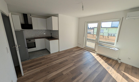 Completely renovated penthouse apartment.