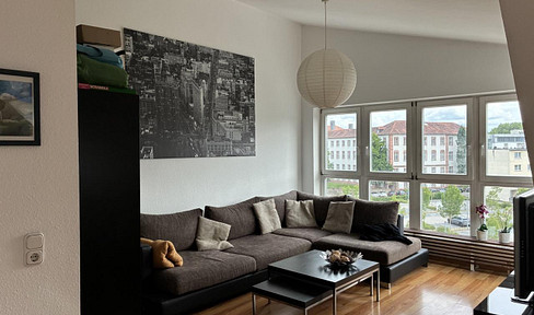 Charming attic apartment in Hanau.
