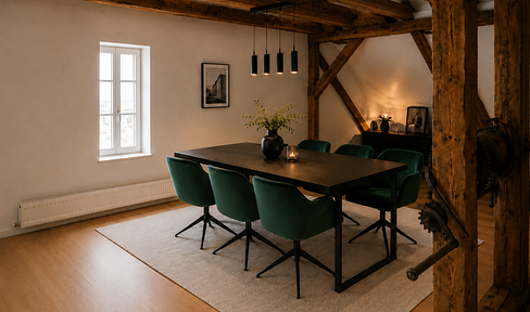 Dream loft for couples – brand new, with a mezzanine level and skylights that open like convertibles, plus an underground parking space.