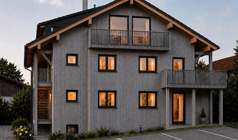 Exceptional 3-room maisonette apartment near Grüntensee lake – First occupancy in an idyllic location.