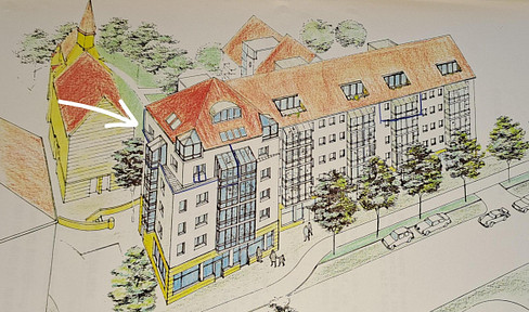 2-room apartment, approximately 86 square meters, located in Ludwigsfeld.