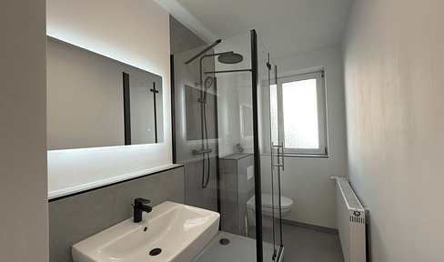 Brand new after renovation: Charming 2-room apartment with balcony in the literary district of Wiesbaden.