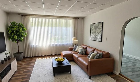 Ruhige, frisch renovierte 3-Zimmer-Wohnung inkl. Einbauküche und Garage