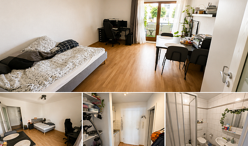 1-Zimmer Wohnung mit Balkon und Tiefgarage
