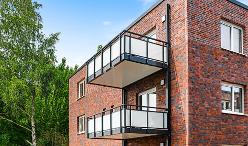 New 4-room apartment with balcony/terrace in Kappeln, located on the Schlei (suitable for families with children!).