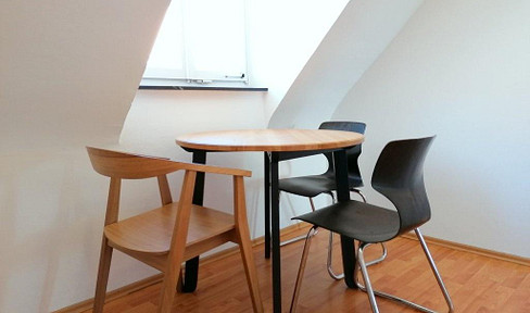 One-room apartment with balcony, charmingly located in Nuremberg.