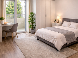 Investment opportunity in Frankfurt-Niederrad: Rented 1-bedroom apartment with attractive return.