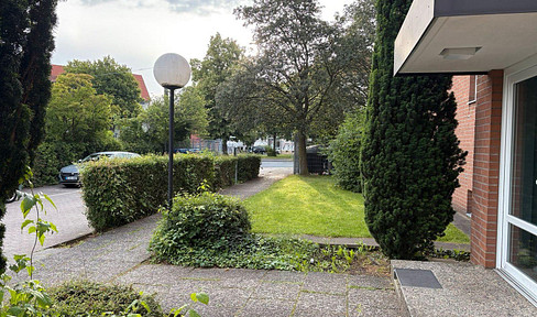 Hildesheim! 3-room ground floor apartment with 2 balconies + underground parking.